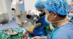 我院完成鹽城首例折疊人工玻璃體球囊植入手術，成功保住患者眼球不被摘除！